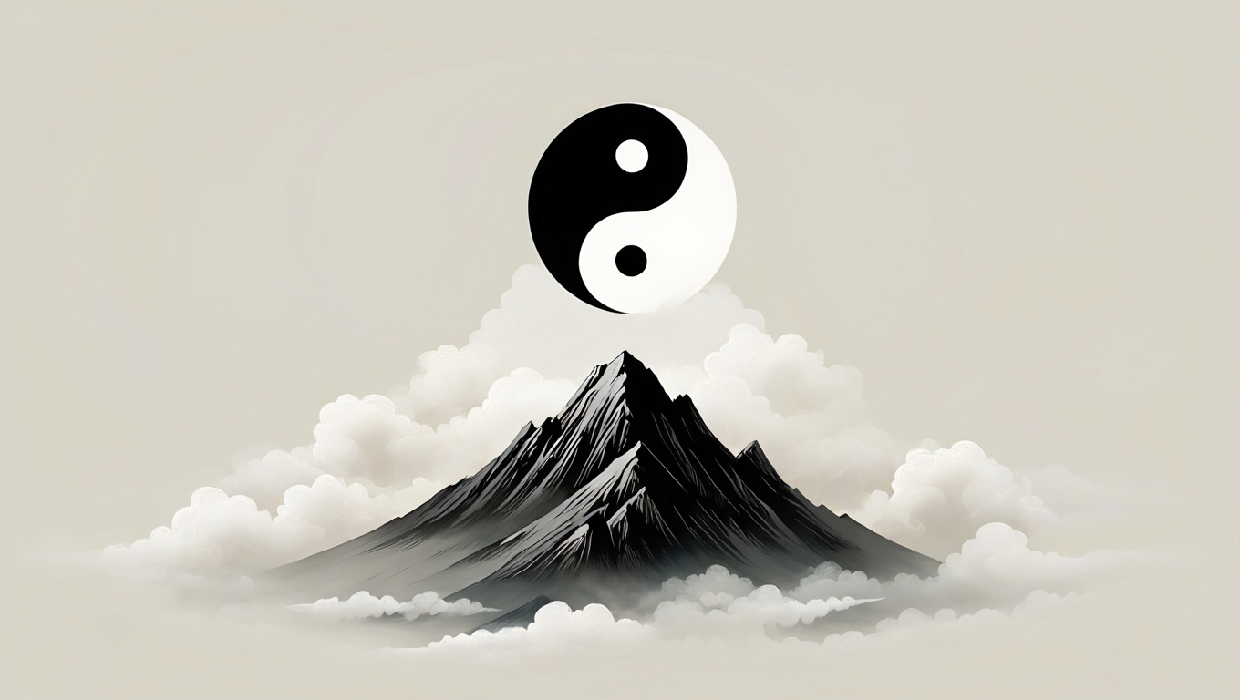 Mystical mountains representing the depth and wisdom of Bazi reading